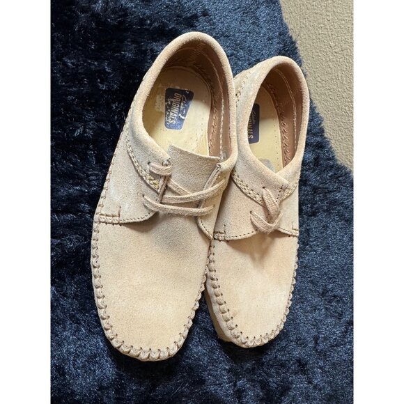 Clarks Originals Tan Suede Mens Chukka Loafers Size 7 - Picture 2 of 6